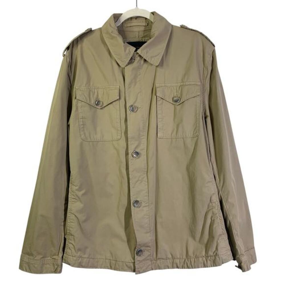 SOLD SOLD BANANA‎ REPUBLIC Jacket Large Vintage Miltary Utility Khaki Field Safa